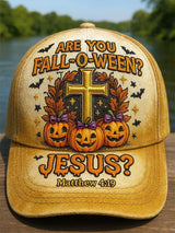 faith print baseball cap