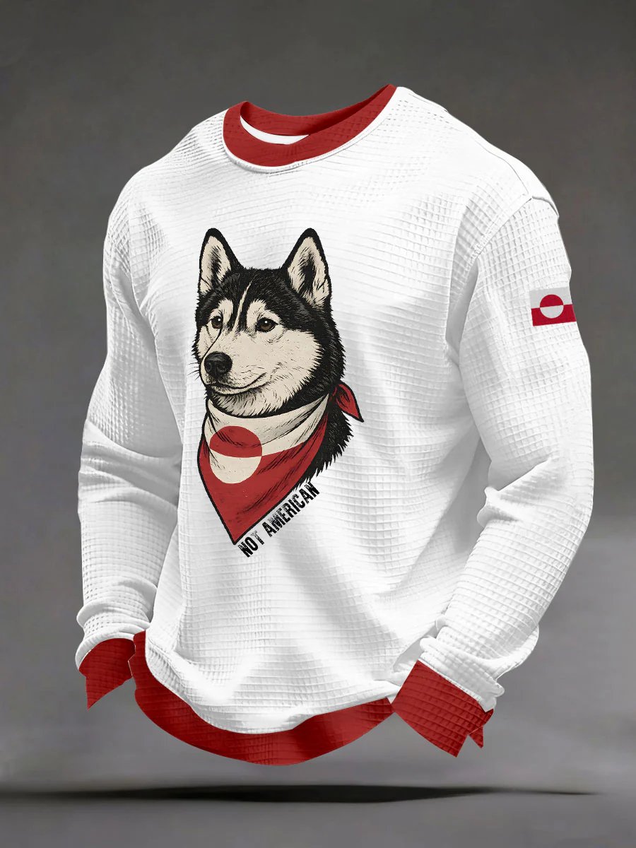 Men's Not American Printed Casual Top