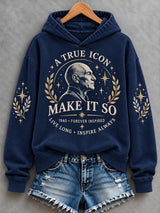 Women's Make It So Print Casual Sweatshirt