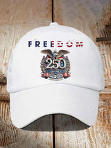 Unisex  American 250th Print  Casual  Hat