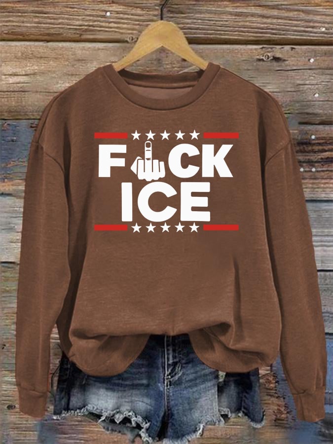 Women's  ICE  Print  Sweater