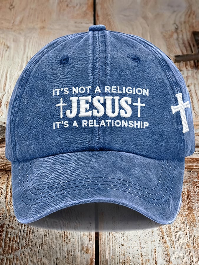 Unisex Faith Print Baseball Cap