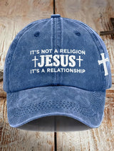 Unisex Faith Print Baseball Cap