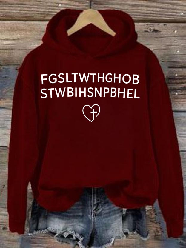 Women's  FGSLTWTHGHOB STWBIHSNPBHEL Printed Hoodie