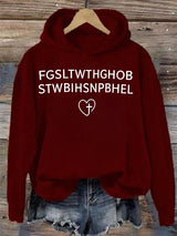 Women's  FGSLTWTHGHOB STWBIHSNPBHEL Printed Hoodie
