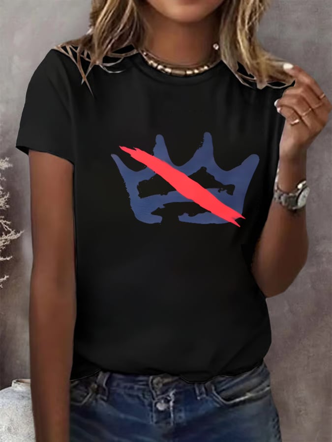 🔥Buy 3 Get 15% Off🔥Women's  America has no kings Printed Casual T-Shirt