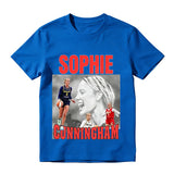 Sophie Cunningham Signature Basketball Graphic Tee, Vintage Sports Shirt