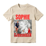 Sophie Cunningham Signature Basketball Graphic Tee, Vintage Sports Shirt