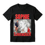 Sophie Cunningham Signature Basketball Graphic Tee, Vintage Sports Shirt