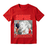 Sophie Cunningham Signature Basketball Graphic Tee, Vintage Sports Shirt