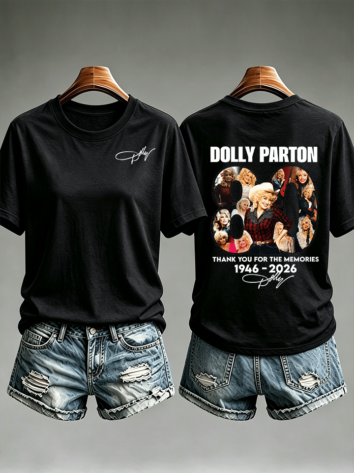 Women's  Vintage Signature Graphic Memorial Print T-Shirt