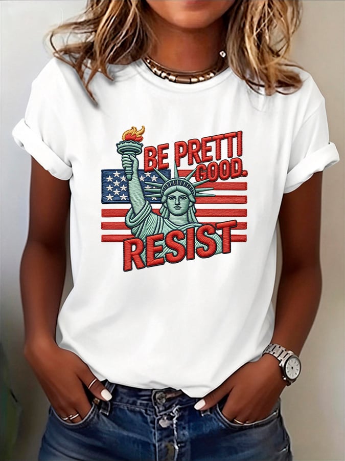 Women's casual Be Pretty Good T-shirt