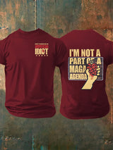 Men's  american idiot Print T-Shirt