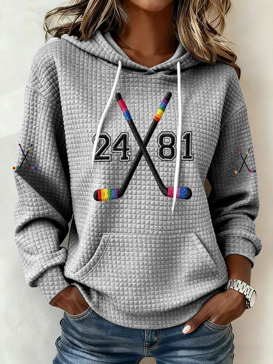 Women's Pride Hockey Sticks Hoodie