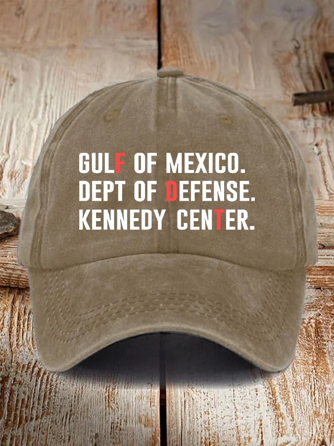 Unisex FDT  Printed Washed Cotton Hat