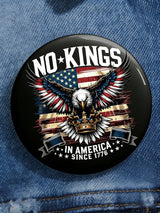 🔥Buy 3 Get 15% Off🔥Unisex No Kings Print Pin-back Button