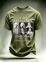Men's Vintage Country Music Tribute Parton Tour T-Shirt