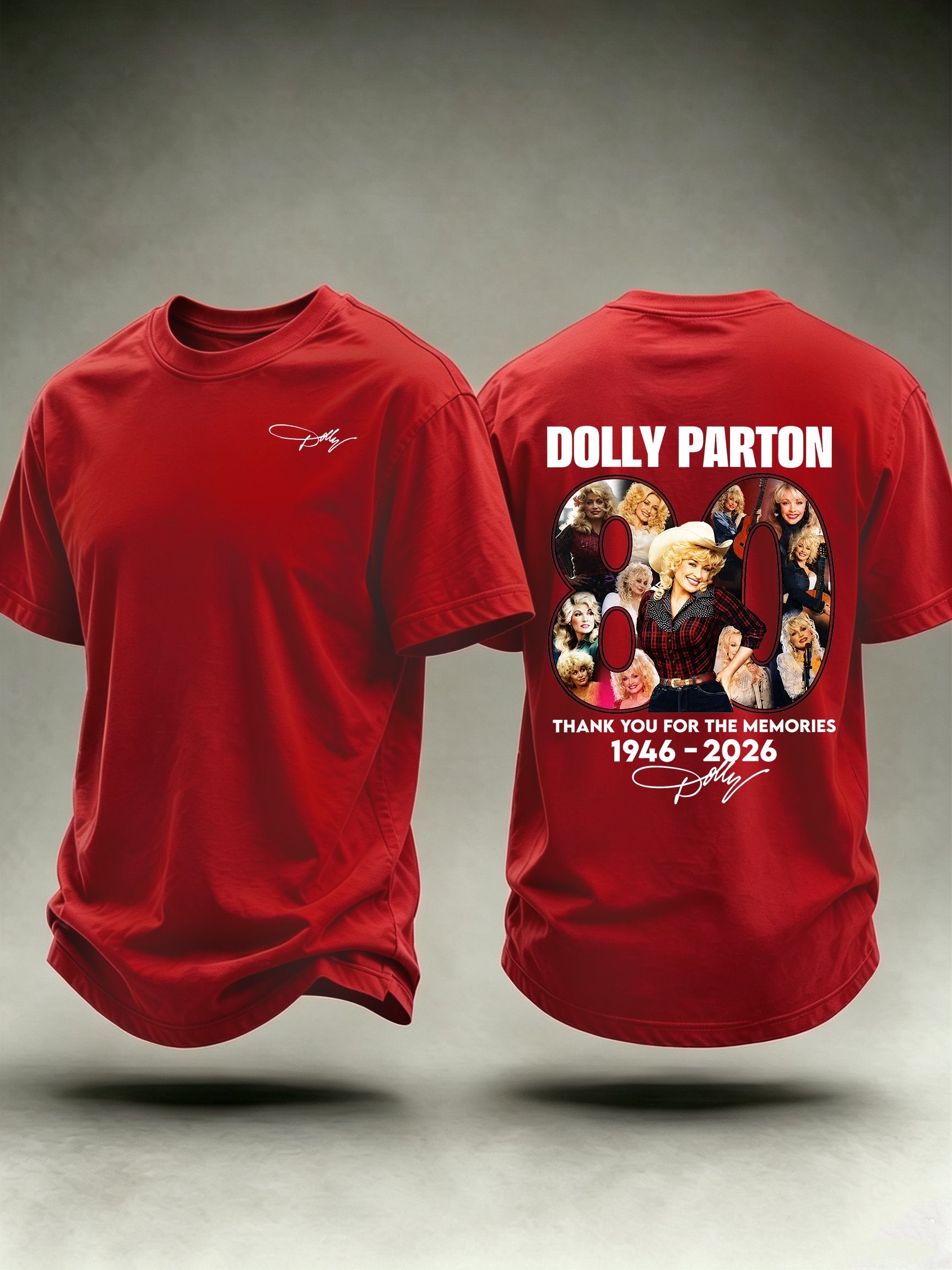 Men's Vintage Signature Graphic Memorial Print T-Shirt
