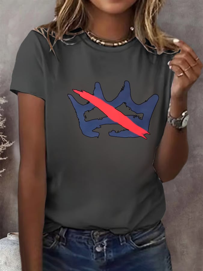 🔥Buy 3 Get 15% Off🔥Women's  America has no kings Printed Casual T-Shirt