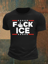 Men's ICE  Print  T-Shirt
