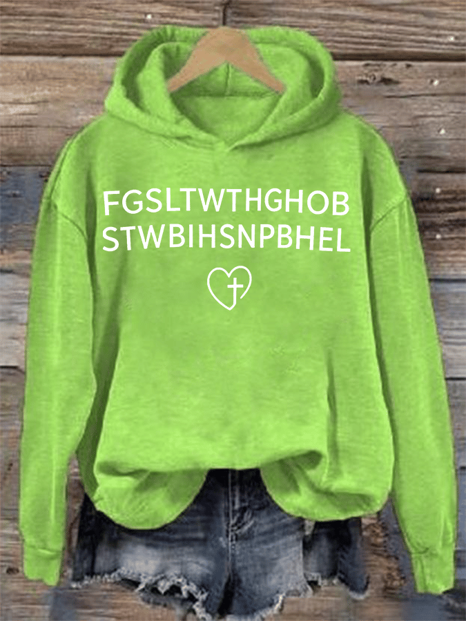 Women's  FGSLTWTHGHOB STWBIHSNPBHEL Printed Hoodie
