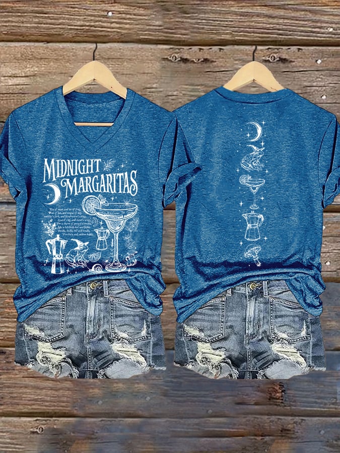 Women's Midnight Margaritas Print T-shirt