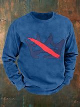 🔥Buy 3 Get 15% Off🔥Men's America has no kings print  Casual Sweatshirt