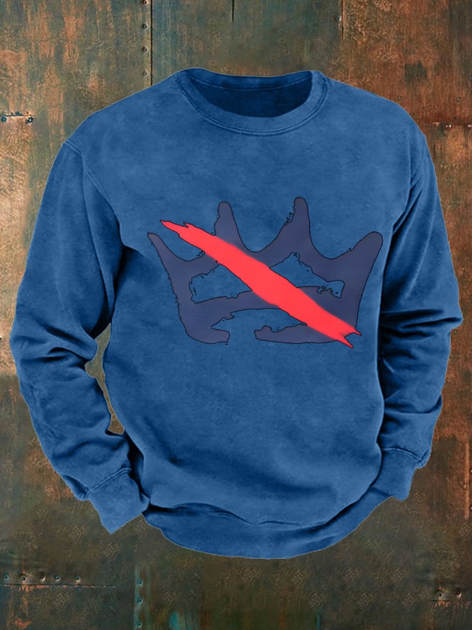🔥Buy 3 Get 15% Off🔥Men's America has no kings print  Casual Sweatshirt
