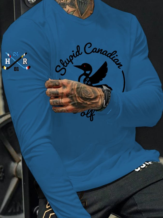 Men's Hockey Romance Print T-Shirt