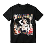 Vintage Sports Shirt-Sophie Cunningham Signature Basketball Graphic Tee