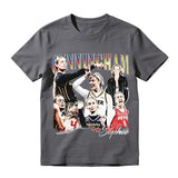 Vintage Sports Shirt-Sophie Cunningham Signature Basketball Graphic Tee
