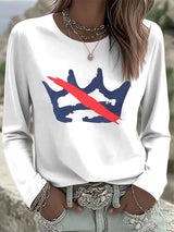🔥Buy 3 Get 15% Off🔥Women's Retro No King Print T-shirt