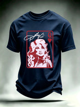 Men's Queen of Hearts Shirt Country Music Graphic Print T-Shirt