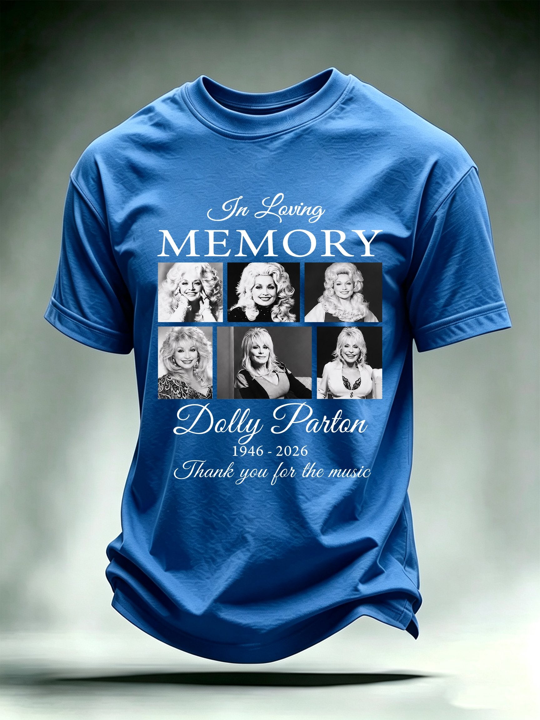 Men's Vintage Country Music Tribute Parton Tour T-Shirt