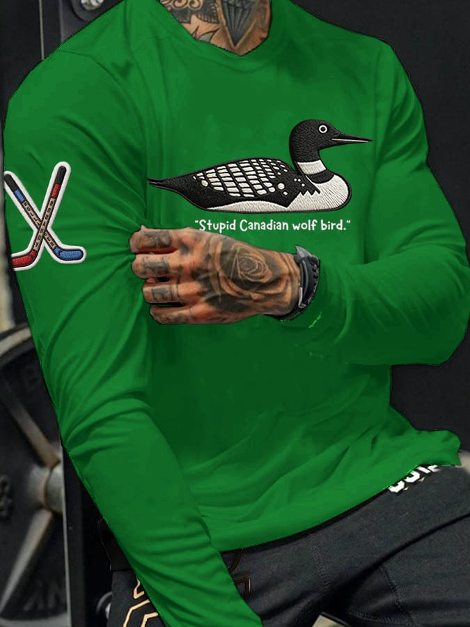 Men's Hockey Romance Print T-Shirt