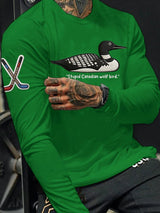 Men's Hockey Romance Print T-Shirt