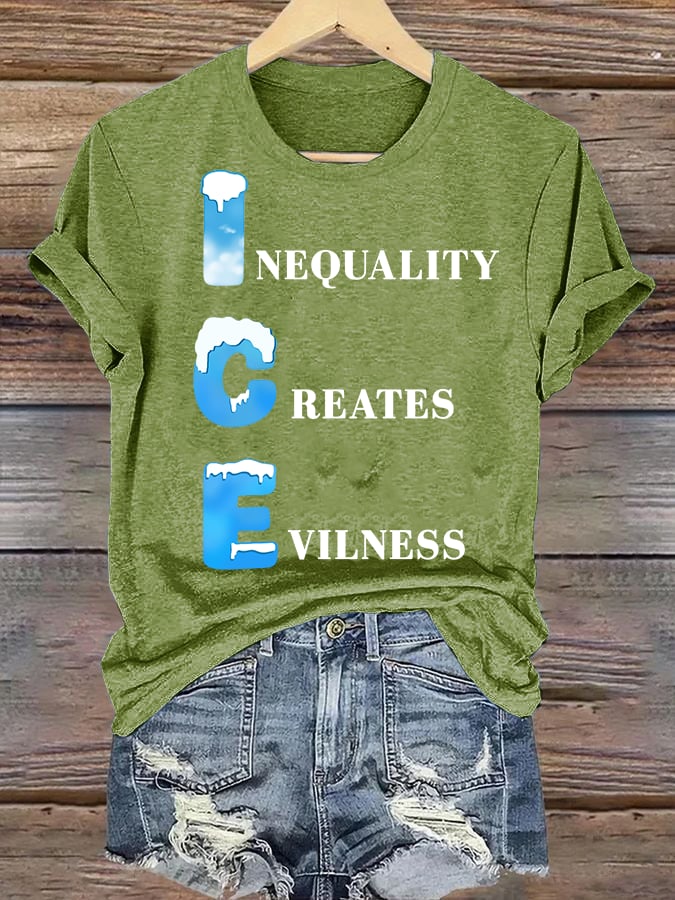 Women's  ICE Print T-Shirt