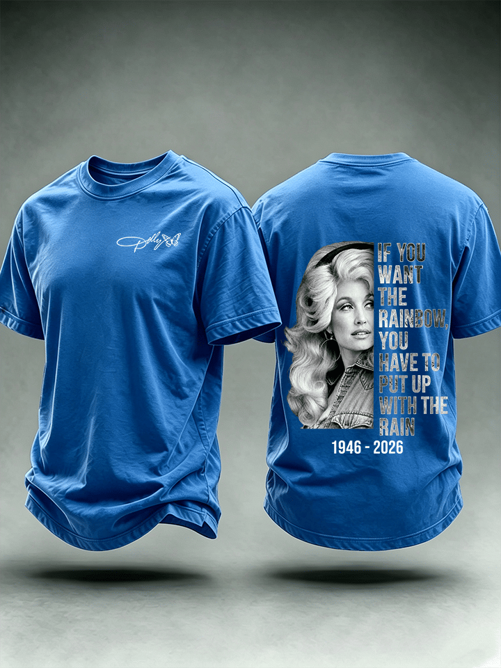 Men's Vintage Signature Graphic Memorial Print T-Shirt