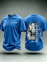 Men's Vintage Signature Graphic Memorial Print T-Shirt