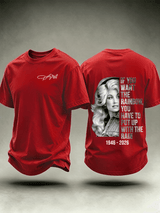 Men's Vintage Signature Graphic Memorial Print T-Shirt