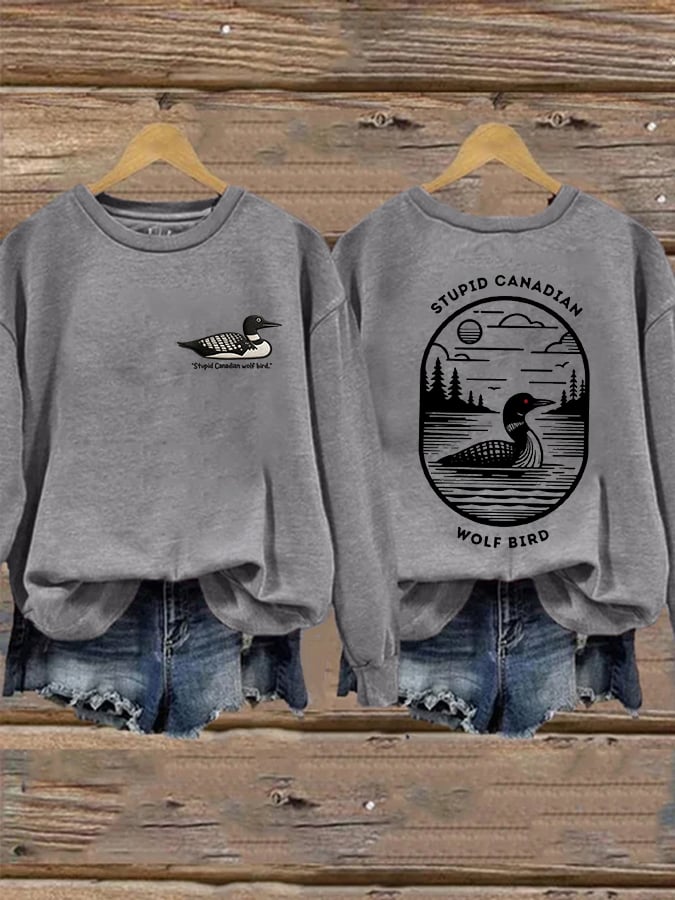 Women's Hockey Romance Print Casual Sweatshirt