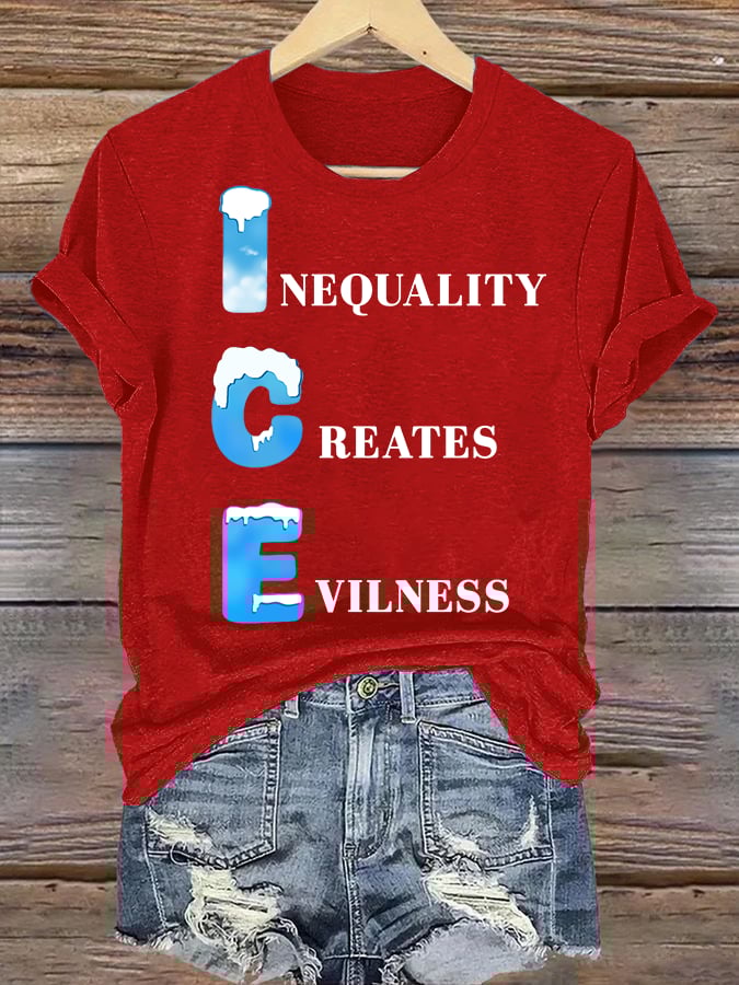 Women's  ICE Print T-Shirt