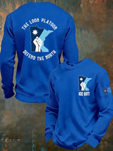 Men's Salt The Streets Get ICE Out Printed Casual Top