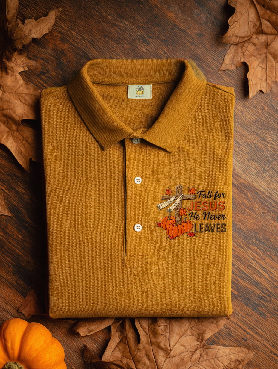 Men's Casual Autumn Faith Polo