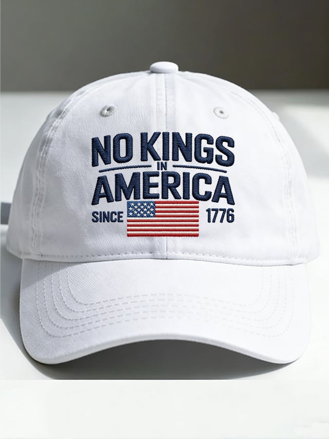 🔥Buy 3 Get 15% Off🔥Retro No Kings In America Since 1776 Print Baseball Cap