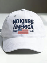 🔥Buy 3 Get 15% Off🔥Retro No Kings In America Since 1776 Print Baseball Cap