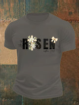 Men's  He is Risen  Print  T-Shirt