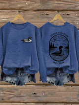 Women's Hockey Romance Print Casual Sweatshirt