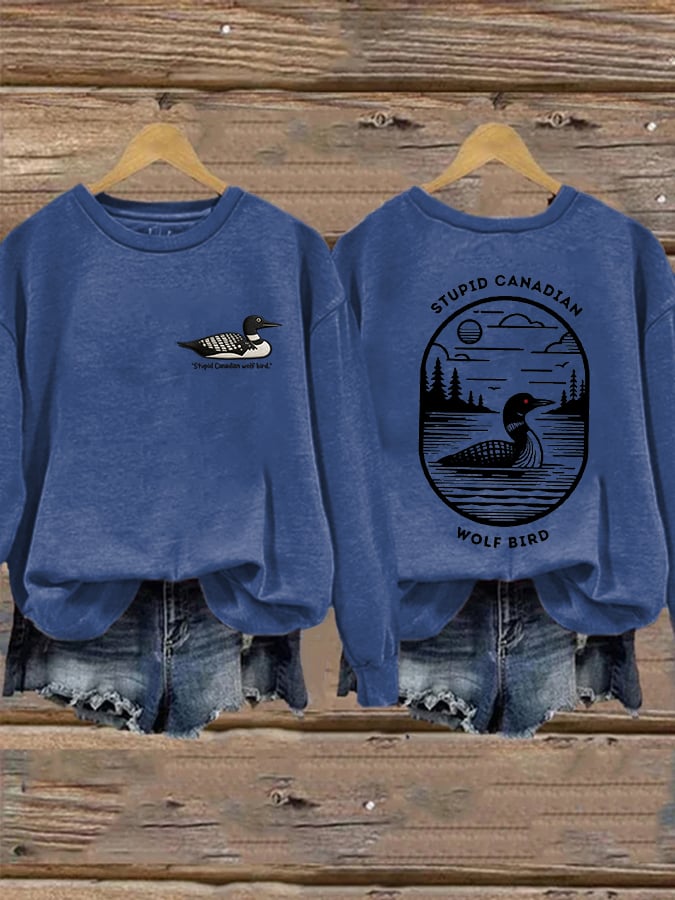Women's Hockey Romance Print Casual Sweatshirt