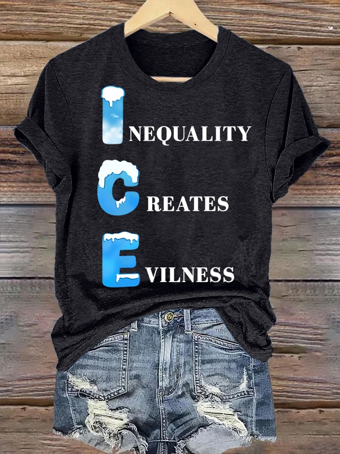 Women's  ICE Print T-Shirt